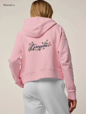 Greyson Floral Cropped Aspen Boxy Hoodie